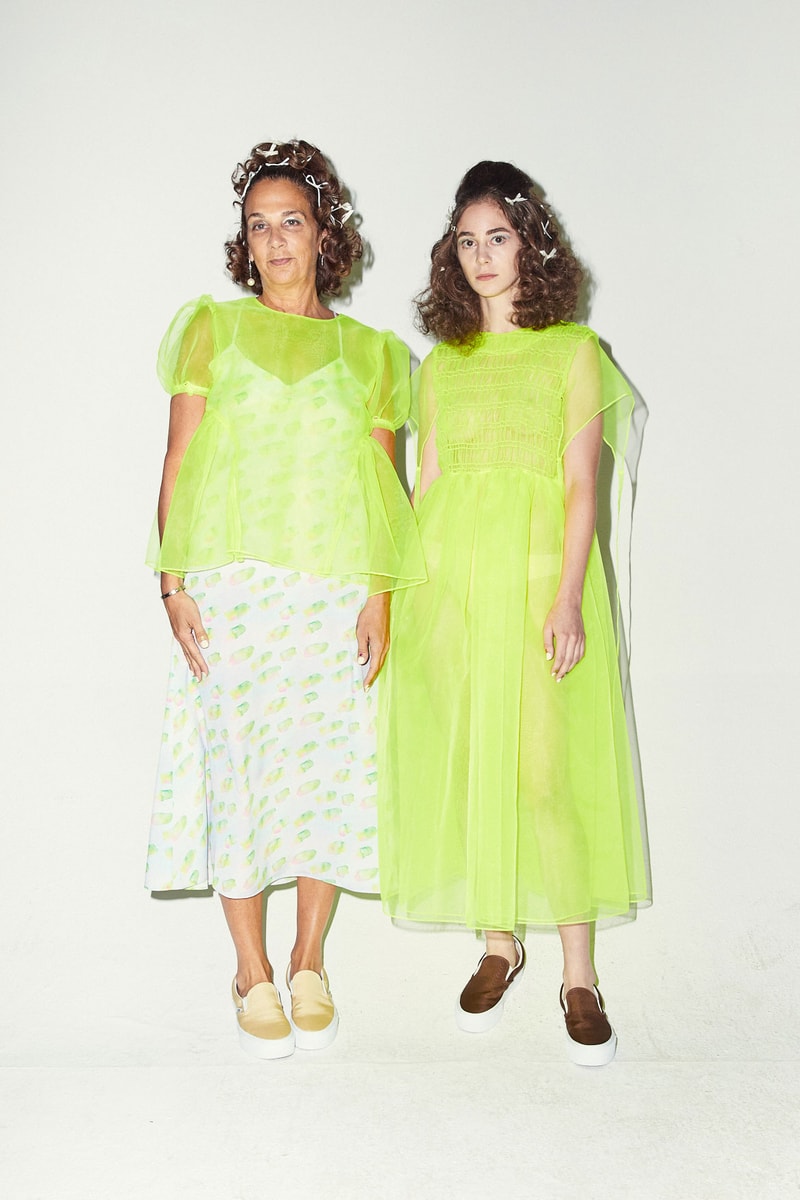 Sandy Liang Spring Summer 2020 New York Fashion Week Dress Top Green