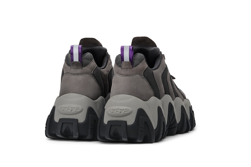 Eytys Halo Chunky Sneaker Platform Release Grey Black White Suede Nubuck Statement Shoe Trainer