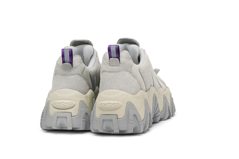 Eytys Halo Chunky Sneaker Platform Release Grey Black White Suede Nubuck Statement Shoe Trainer