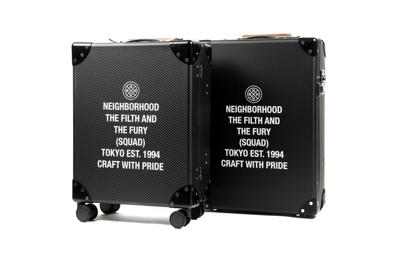 neighborhood globe-trotter suitcases collaboration luggage luxury travel packing vacation holiday japan isetan