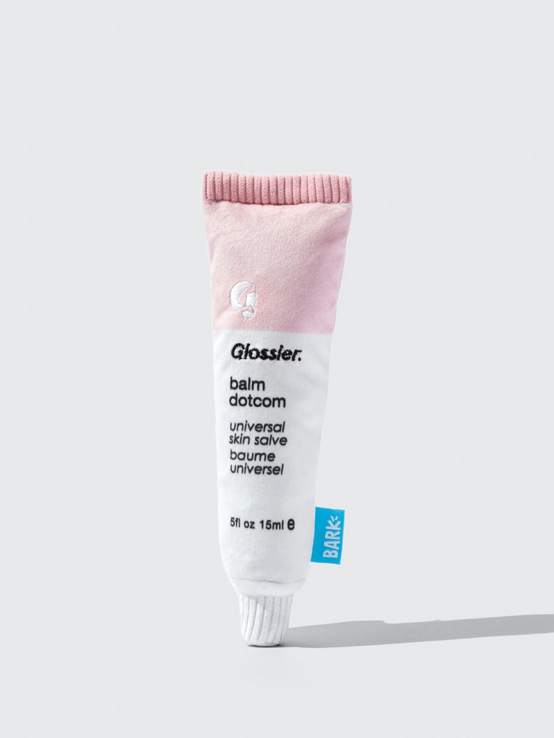 glossier bark dog toys makeup beauty pets balm dot com