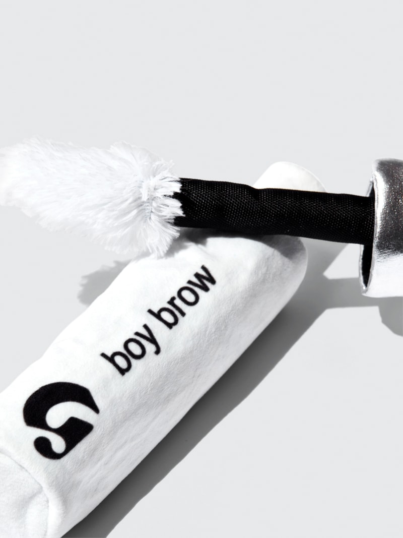 glossier bark dog toys makeup beauty pets boy brow