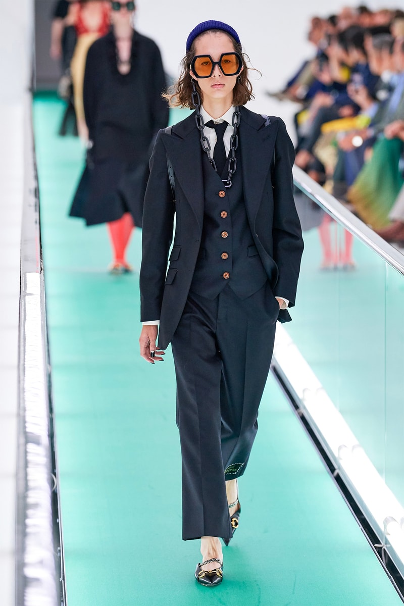 Gucci Orgasmique Spring Summer 2020 Runway Show Milan Fashion Week SS20 suit
