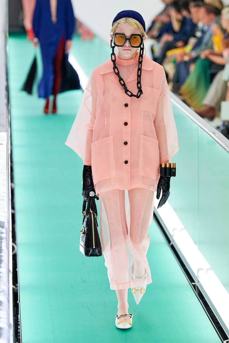 Gucci Orgasmique Spring Summer 2020 Runway Show Milan Fashion Week SS20 pink