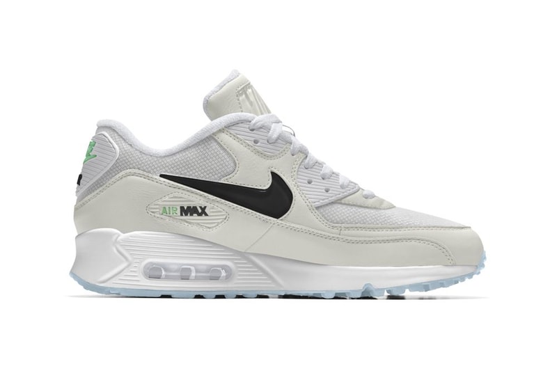 International Girl Crew Nike By You Air Max 90 Grey