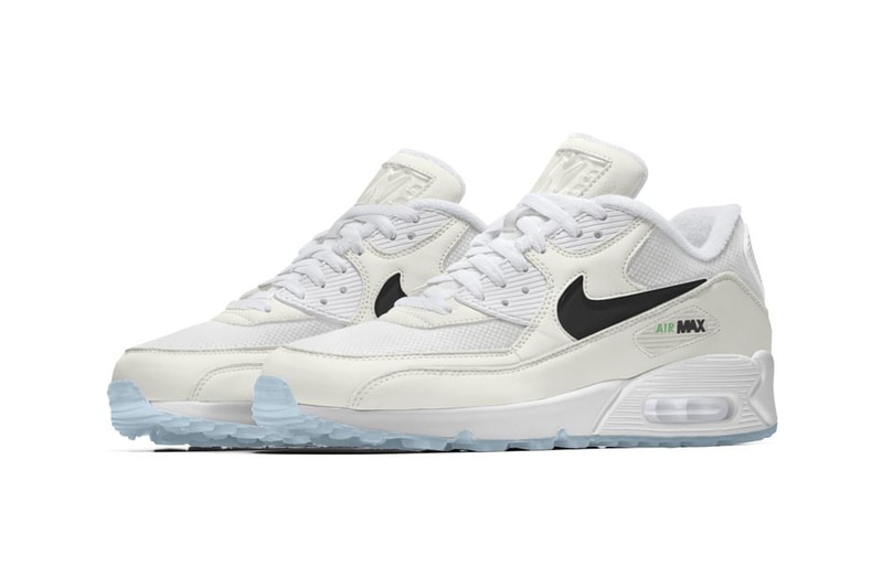 International Girl Crew Nike By You Air Max 90 Grey