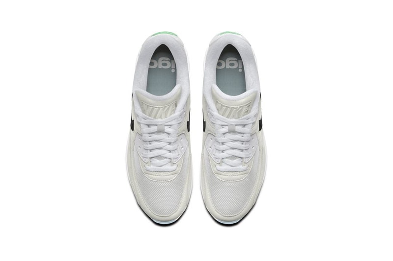 International Girl Crew Nike By You Air Max 90 Grey