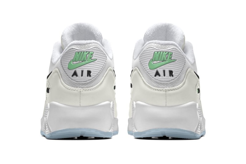 International Girl Crew Nike By You Air Max 90 Grey