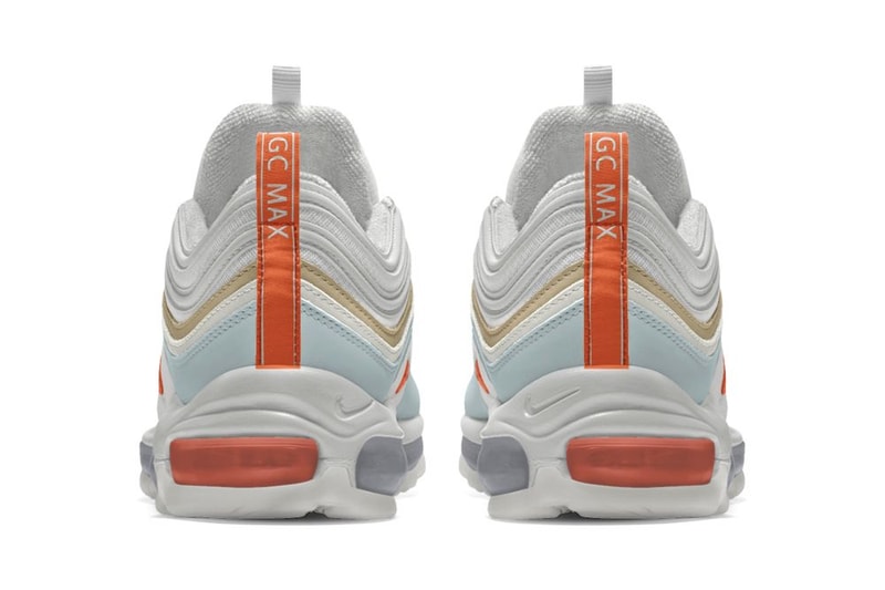 International Girl Crew Nike By You Air Max 97 Grey