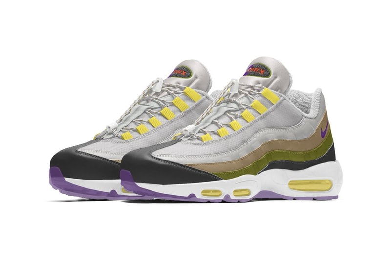 International Girl Crew Nike By You Air Max 95 Green