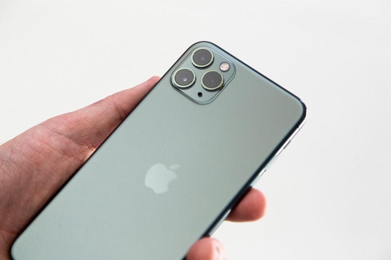 apple iphone 11 space midnight green pro max triple camera