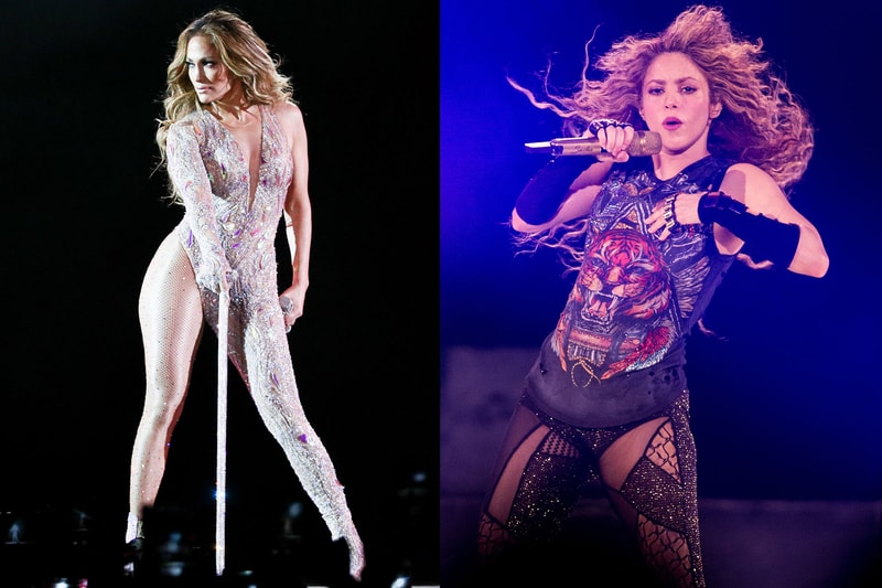 jennifer lopez shakira nfl super bowl liv pepsi halftime show 2020 performance singers kobe bryant 