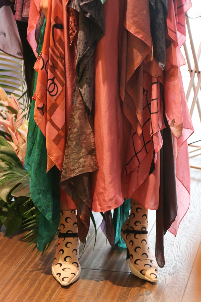 Joyce x Marine Serre Capsule Collection Hong Kong Dress Pink