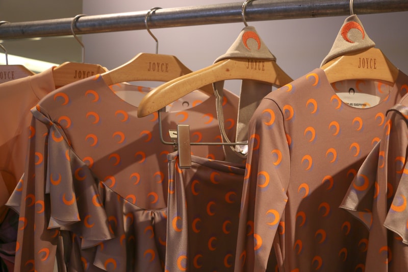 Joyce x Marine Serre Capsule Collection Hong Kong Tops Grey Pink