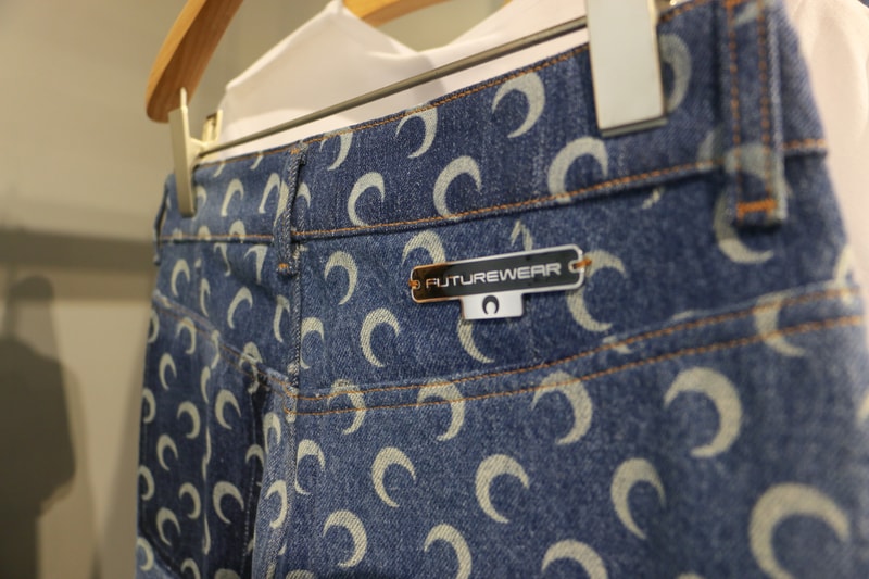 Joyce x Marine Serre Capsule Collection Hong Kong Pants Blue