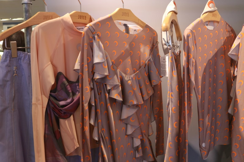 Joyce x Marine Serre Capsule Collection Hong Kong Tops Grey Pink
