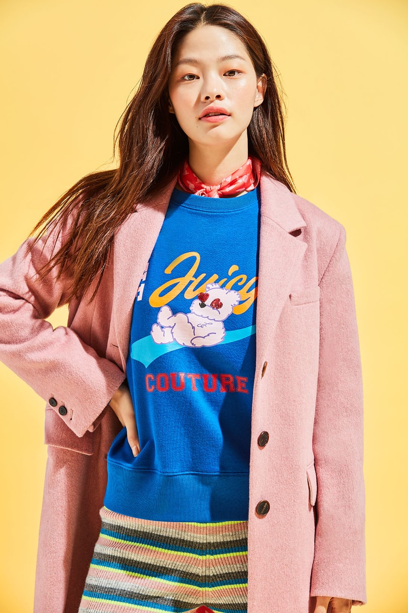 juicy couture south korean collection kpop velour tracksuits rhinestone puffer jackets