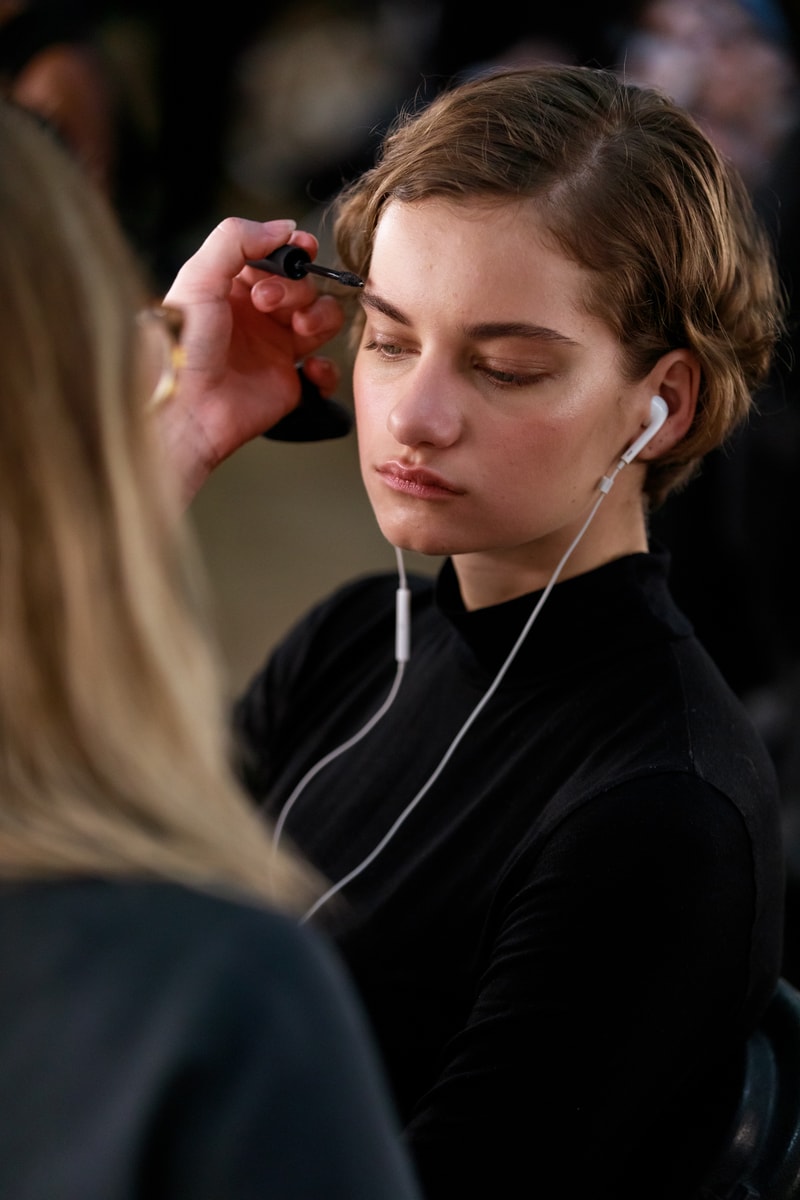JW Anderson London Fashion Week Backstage Beauty Show SS20 Spring Summer 2020 Hair Makeup Process Kiko Milano Jonathan Anderson Collection Presentation