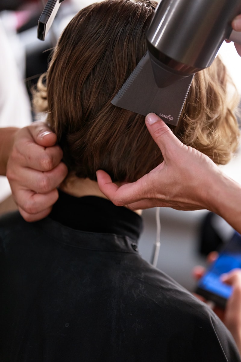 JW Anderson London Fashion Week Backstage Beauty Show SS20 Spring Summer 2020 Hair Makeup Process Kiko Milano Jonathan Anderson Collection Presentation