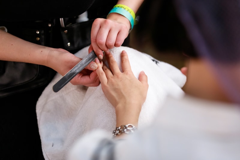 JW Anderson London Fashion Week Backstage Beauty Show SS20 Spring Summer 2020 Hair Makeup Process Kiko Milano Jonathan Anderson Collection Presentation