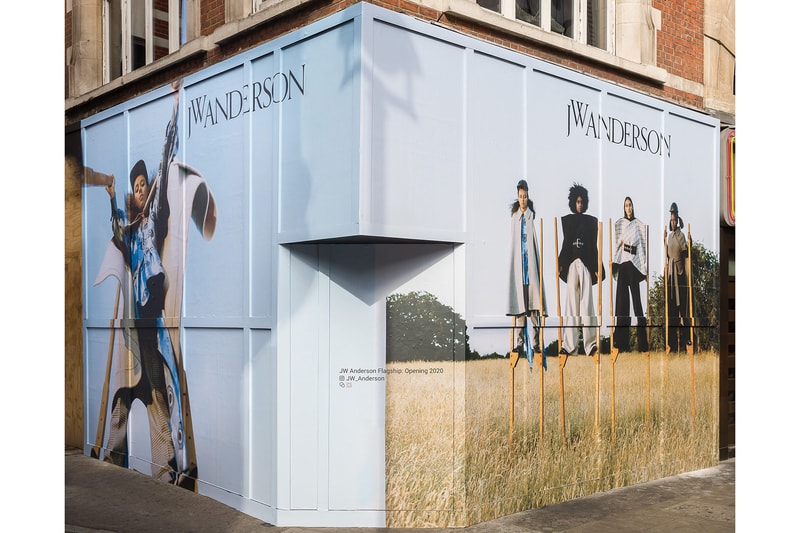 jw anderson womens fall winter campaign london flagship store tyler mitchell