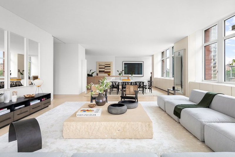 Kanye West Former SoHo New York City Apartment Furniture Tables Couches Windows