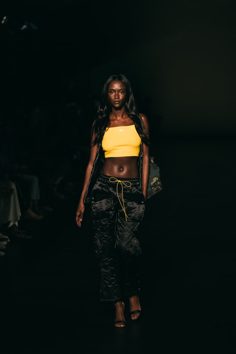 kith runway crop top trackpants