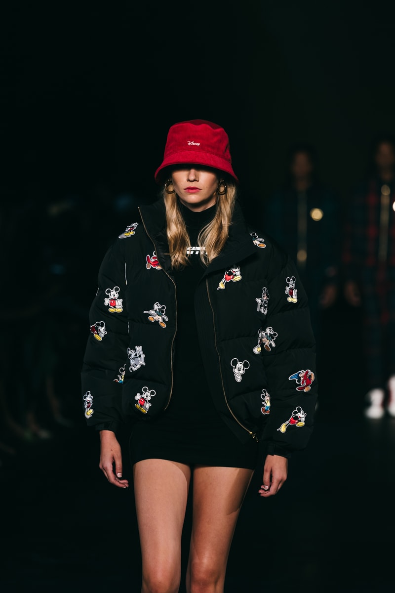 kith bucket hats disney mickey mouse puffer jacket