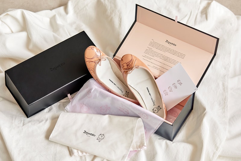 line friends repetto choco limited edition cendrillon ballet flats brown bear bow charm 