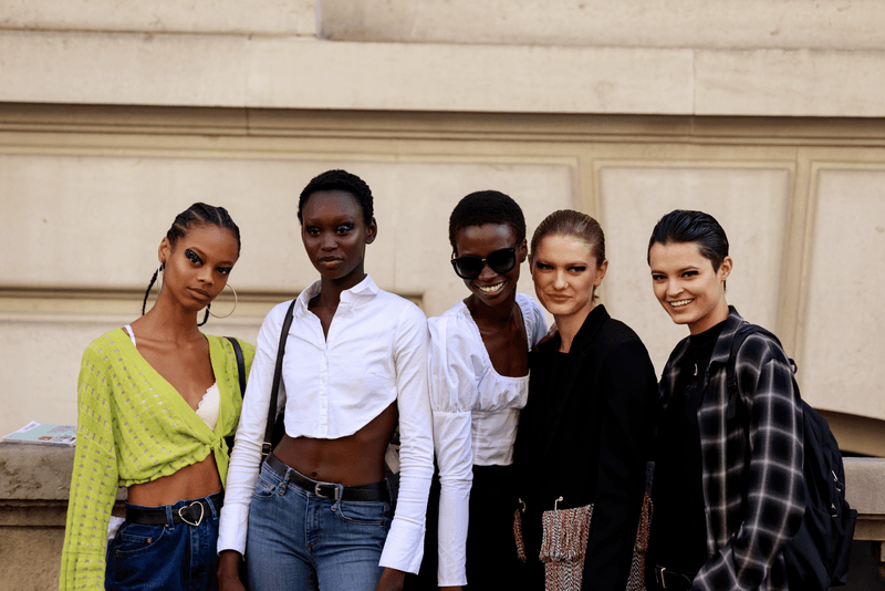 Best London Fashion Week SS20 Street Style Looks Jisoo Peggy Gou Off Duty Models Outfits LFW Spring Summer Adwoa Aboah Jourdan Dunn Jorja Smith