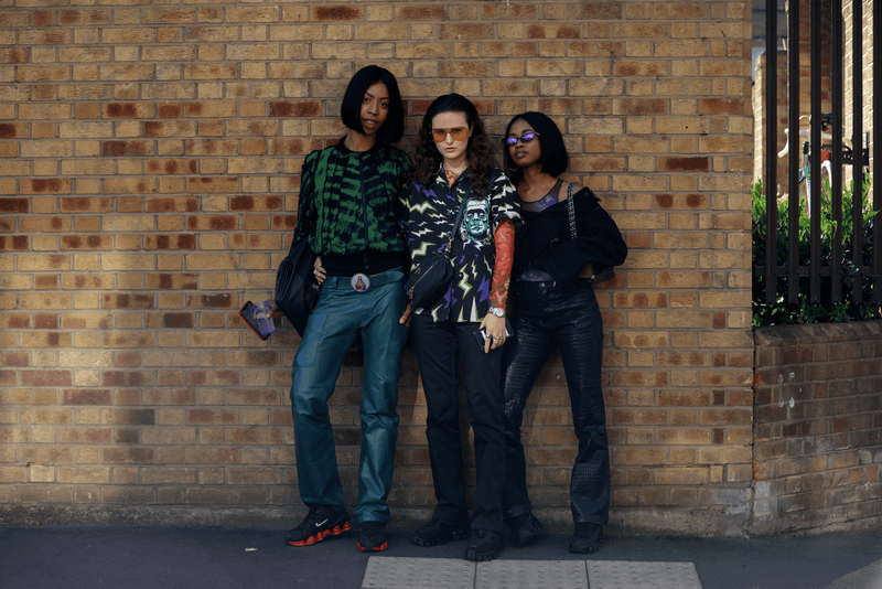Best London Fashion Week SS20 Street Style Looks Jisoo Peggy Gou Off Duty Models Outfits LFW Spring Summer Adwoa Aboah Jourdan Dunn Jorja Smith