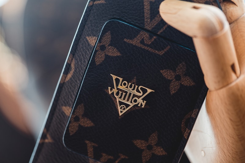 louis vuitton cruise 2020 collection closer look preview monogram gold logo bags clutch phone case egg scarf scarves accessories
