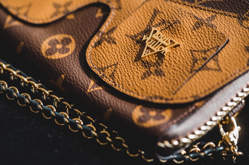 louis vuitton cruise 2020 collection closer look preview monogram gold logo bags clutch phone case egg scarf scarves accessories