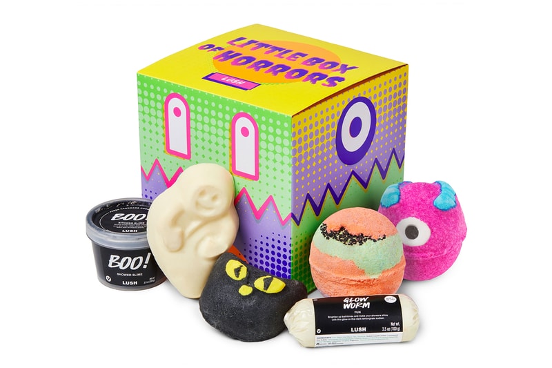 Lush Halloween Products Bath Bomb Bubble Bar Shower Slime Pumpkin Lip Scrub Ghost Cat Shaped
