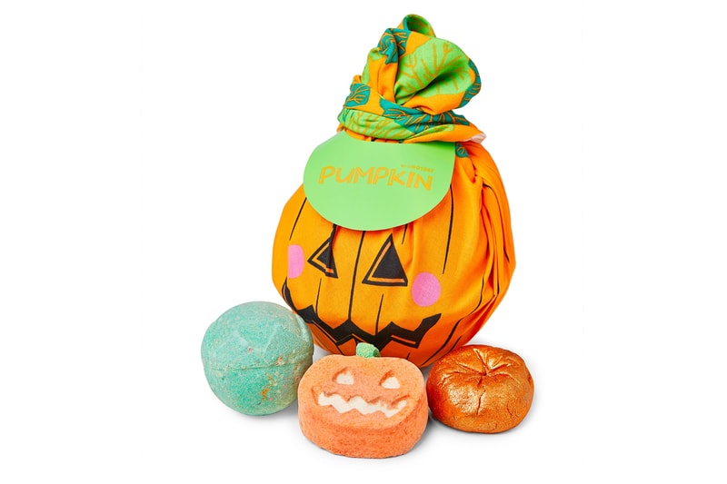 Lush Halloween Products Bath Bomb Bubble Bar Shower Slime Pumpkin Lip Scrub Ghost Cat Shaped