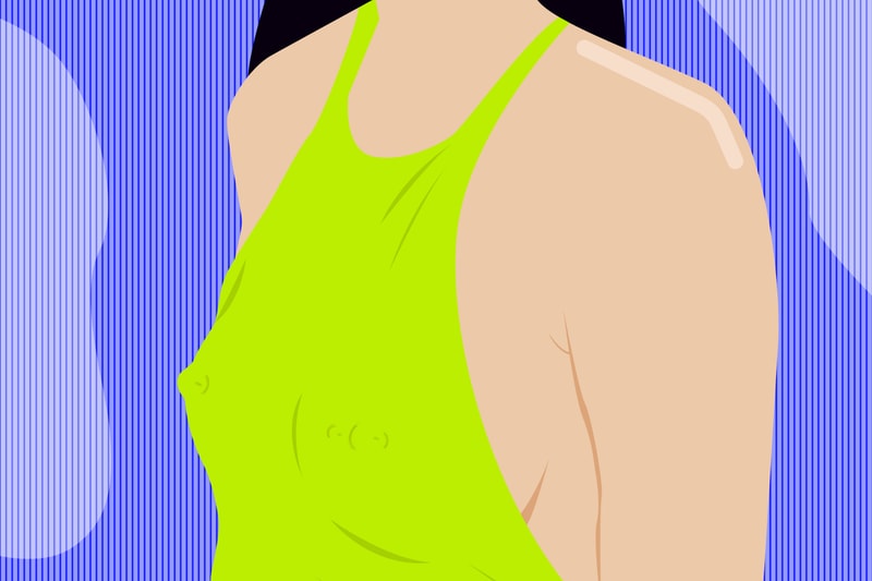 Nipple Piercing Shirt Green