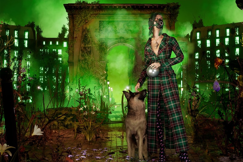 marine serre radiation fall winter campaign collection moon catsuit 
