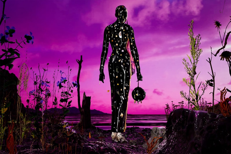 marine serre radiation fall winter campaign collection moon catsuit 
