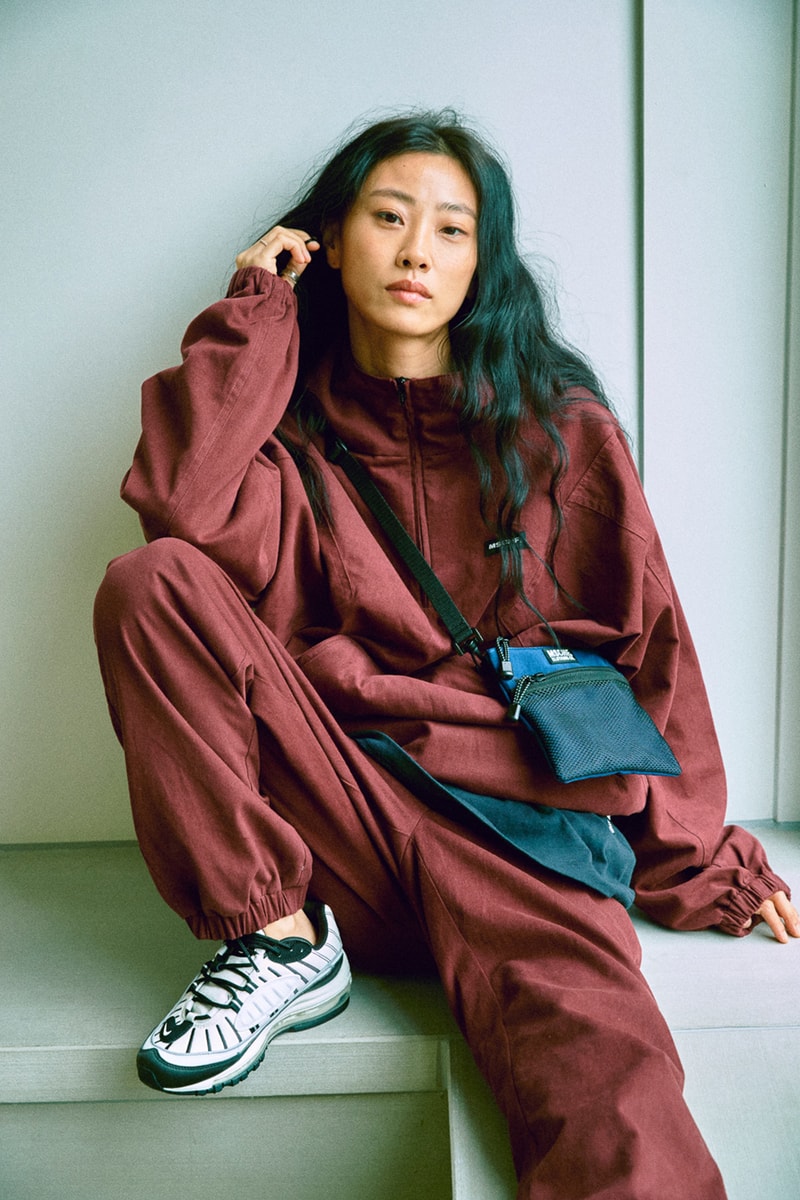 mschf fall winter lookbook streetwear seoul korea fashion bucket hat sweaters pants jackets bags 
