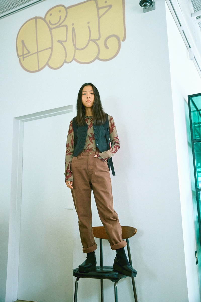 mschf fall winter lookbook streetwear seoul korea fashion bucket hat sweaters pants jackets bags 