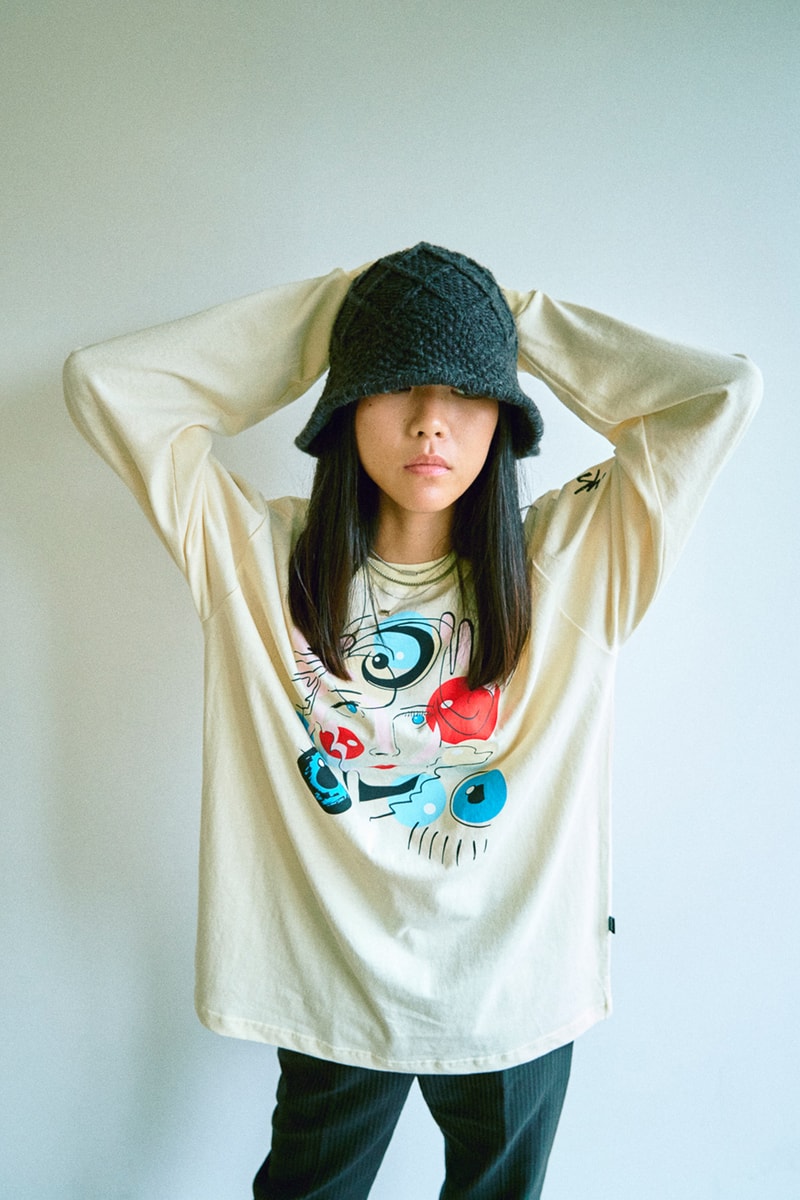 mschf fall winter lookbook streetwear seoul korea fashion bucket hat sweaters pants jackets bags 