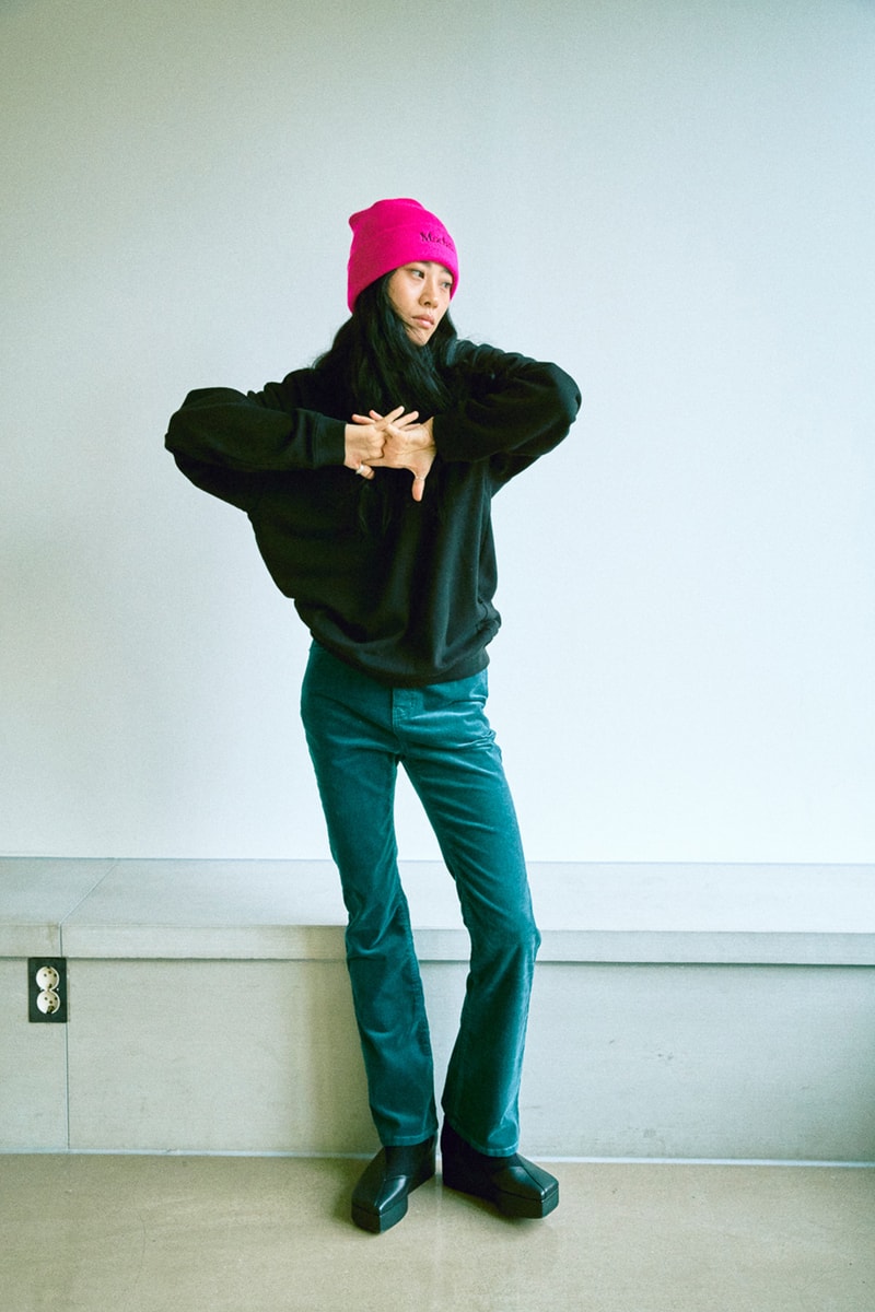 mschf fall winter lookbook streetwear seoul korea fashion bucket hat sweaters pants jackets bags 