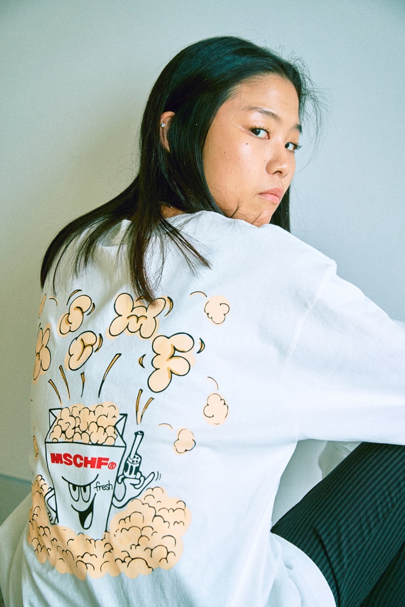 mschf fall winter lookbook streetwear seoul korea fashion bucket hat sweaters pants jackets bags 