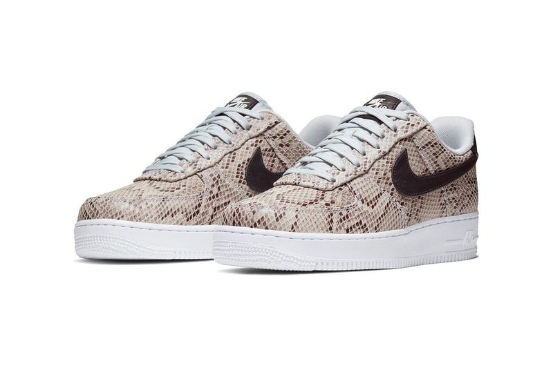 Nike Air Force 1 Snakeskin Brown White