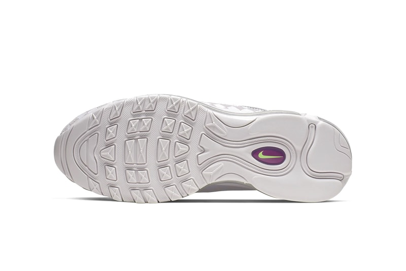 Nike Air Max 98 Pastel Pink Chequered Sneaker Pattern Neon Pink Green Sneaker Shoe Bubble Chunky Trainer Footwear 