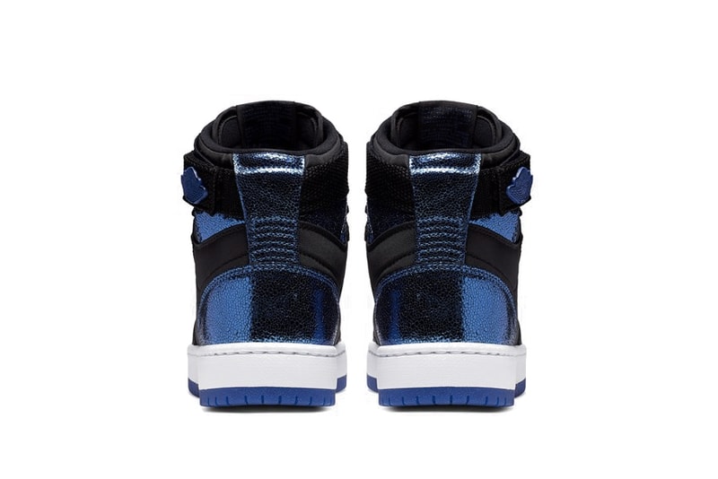 Nike Air Jordan Nova XX Metallic Blue/Black Sneaker Shoe Trainer White Shiny Statement Logo Jordan 1 