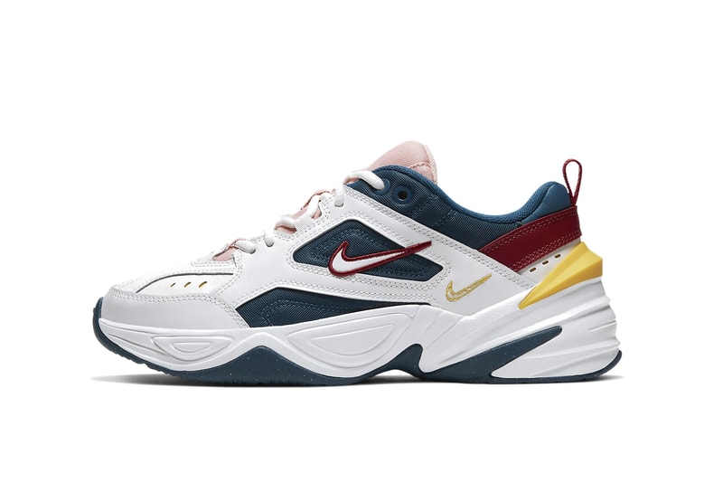 Nike M2K Tekno "Blue Force/Chrome Yellow" Sneaker Trainer Footwear Silhouette Chunky Shoe 