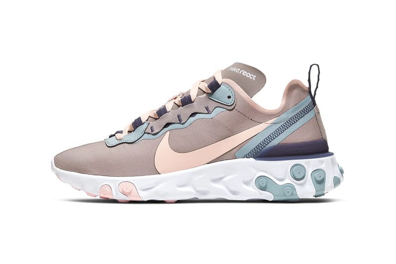 Nike's React Element 55 Gets Dressed in "Pumice/Sanded Purple"