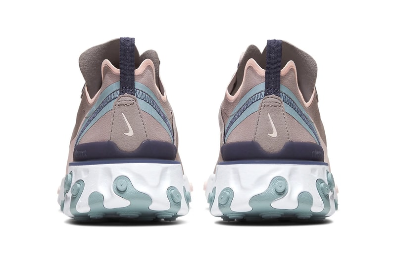 nike react element 55 womens sneakers sanded purple blue pink peach white pumice ocean cube echo pink