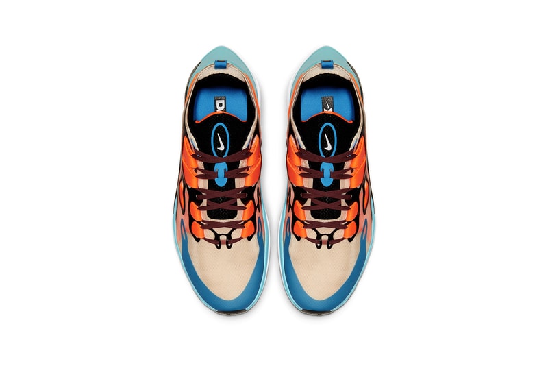 nike signal d ms x sneakers orange blue aqua white release shoe footwear guava ice hyper crimson 